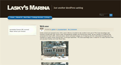 Desktop Screenshot of laskysmarina.com